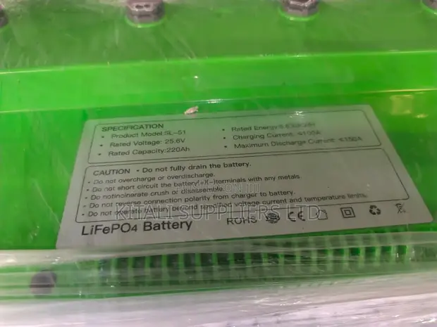 120Ah 25.6V Lithium Battery - 1