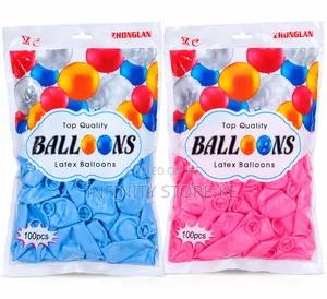 Packs 100 za Balloons za Latex za Ubora kwa Sherehe na Mapambo