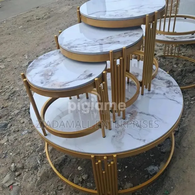 4-in-1 Executive Pure Marble Table - 1