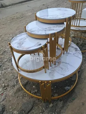 4-in-1 Executive Pure Marble Table
