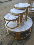 4-in-1 Executive Pure Marble Table - 2