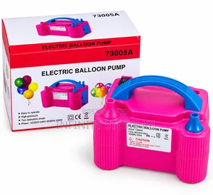 Portable Electric Balloon Inflator Pump with Dual Nozzle