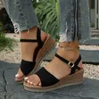 Ladies Wedge Sandals - Multicolor - 1