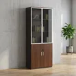 Executive 2-Door Office Cabinet - Dark Brown - 1