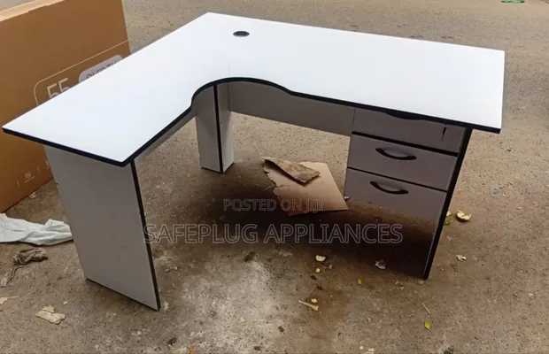 Modern L-Shaped Office Desk - 1