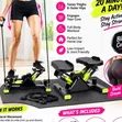 Rock Stepper with Mat and Resistance Bands (Black) - 2