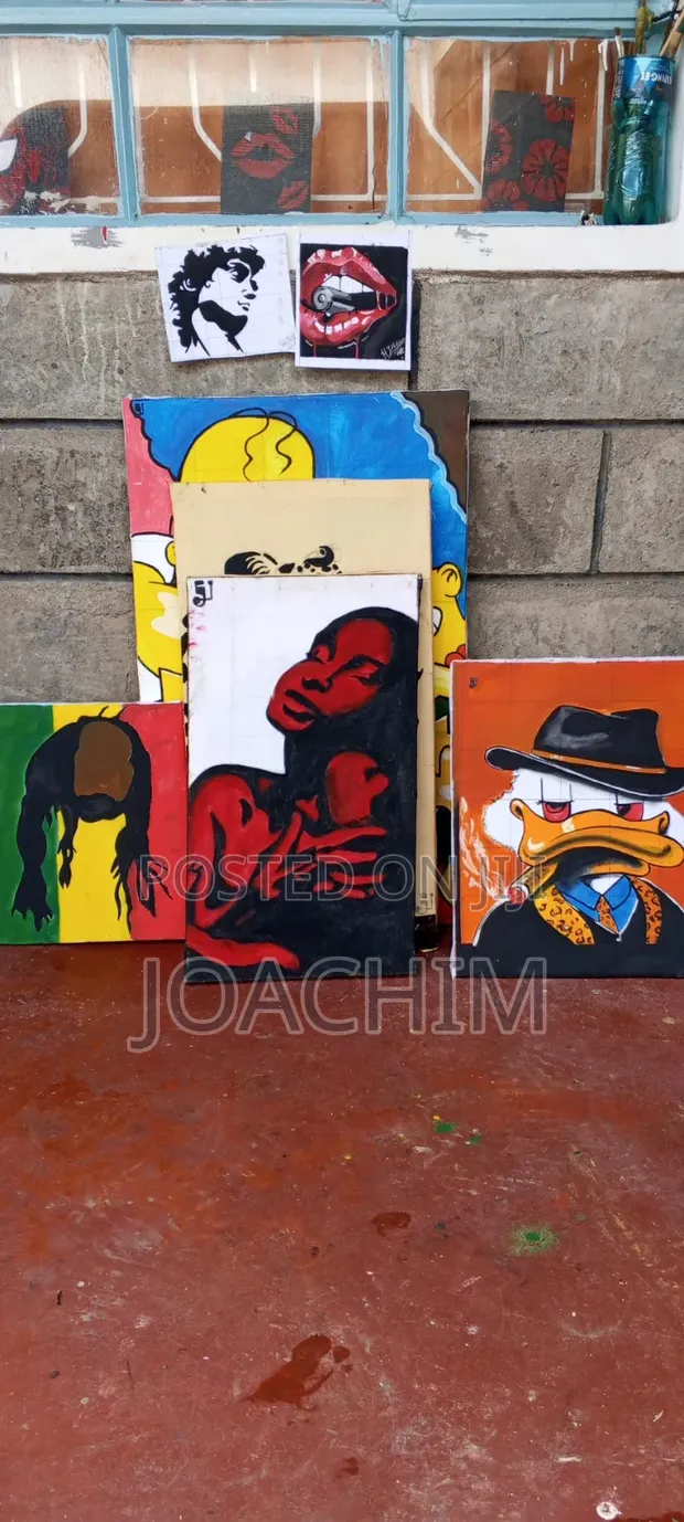 Hand-Painted Canvas Art - 1