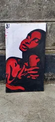 Hand-Painted Canvas Art - 2