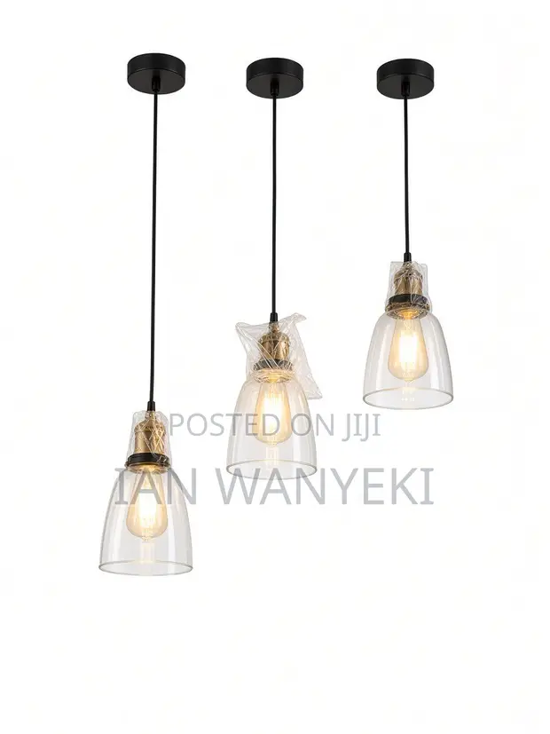 American Classic Pendant Light - Thick Glass Bowl - 1