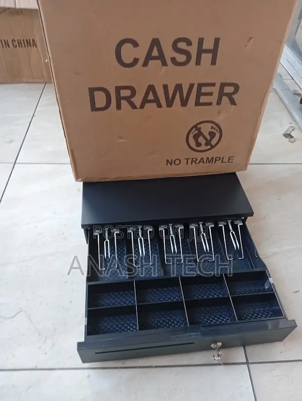Secure Metal POS Cash Register Drawer - 1