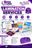 Hot Lamination Services (ID to A3) - 3