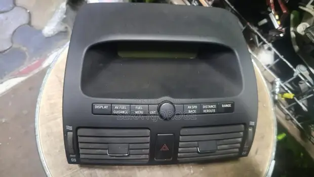 Toyota Avensis Hazard Light Switch with Clock - 1