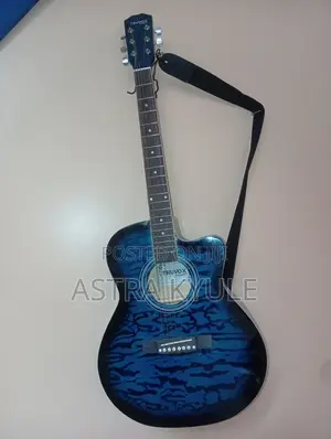Gitaa la Acoustic la Truvox Tiger Burst (Bluu)