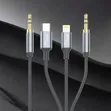 Oraimo 3-in-1 USB-C to USB-C Cable (Nyeusi) - 3
