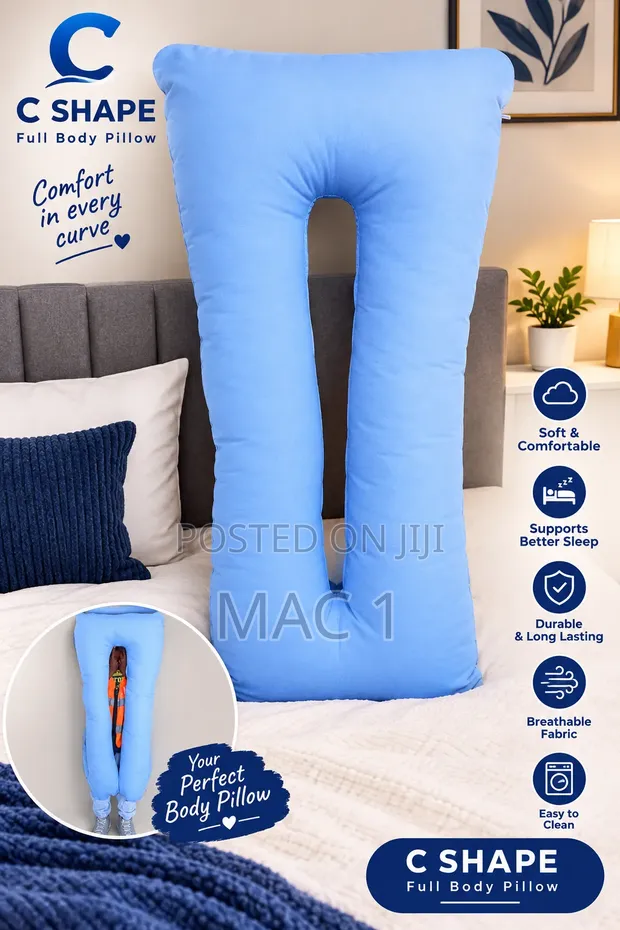 Maternity U-Shaped Body Pillow - Premium Quality - 1