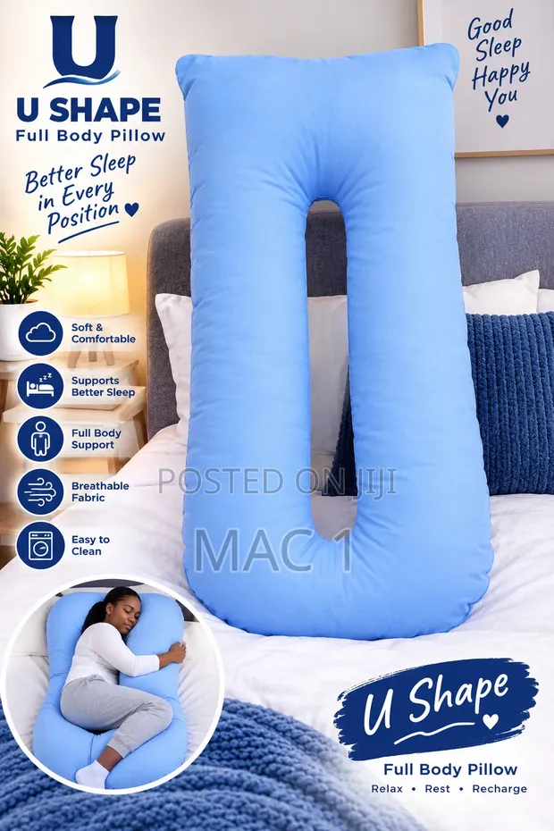U-Shaped Full Body Pregnancy Pillow - 1