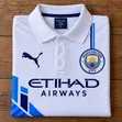 Manchester City Jersey Iliyotengenezwa Custom - 2