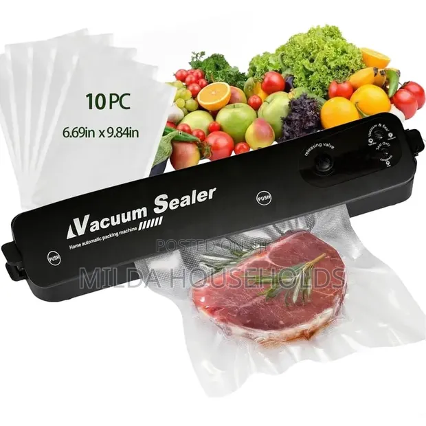 Electric Vacuum Sealing Machine (35cm) + 10 Bags - 1