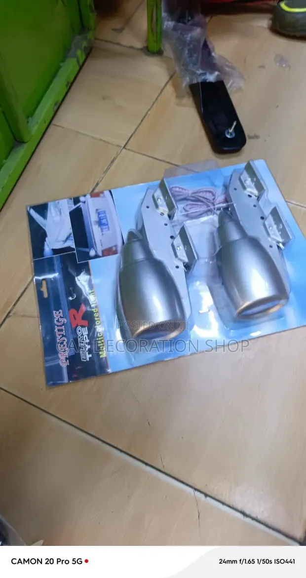 LED Rocket Style Decorative Car Lights (Pair) - 1