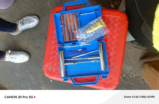 Portable Tubeless Tire Puncture Repair Kit - 1