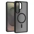 Kifaa cha Samsung S23 Ultra Chenye Mgongo Uwazi - Nyeusi - 1