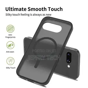 Google Pixel 9A Case with Transparent Back, MagSafe Compatible