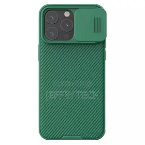 Nillkin CamShield Pro Case kwa iPhone 15 Pro Max - Kijani