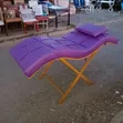 Eye Lashes Bed / Massage Bed - Purple & Gold - 2