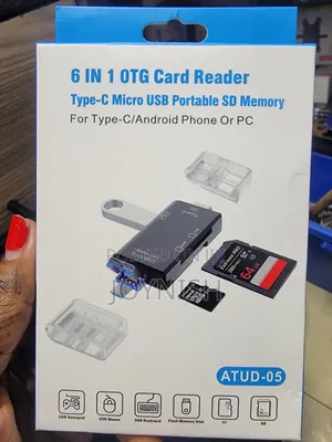 6-in-1 OTG Card Reader (Type-C/Micro USB)