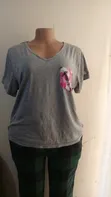 Used Calvin Klein Blue Cotton Top - Size L - 3