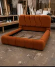 Luxury 5x6 Carved Wooden Bed - 1