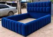 Luxury 5x6 Carved Wooden Bed - 2