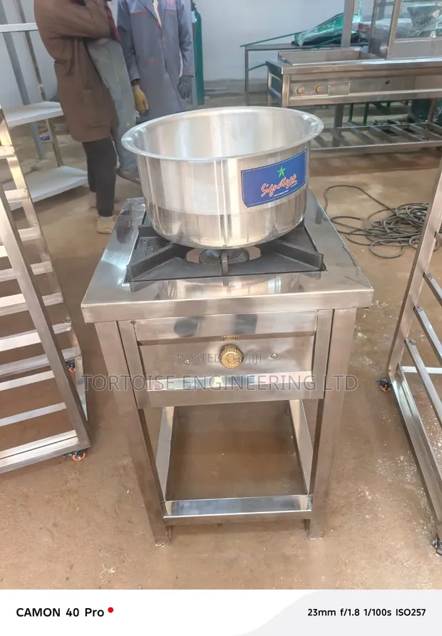 Stainless Steel Commercial Gas Burner Cooker 60cm - 1