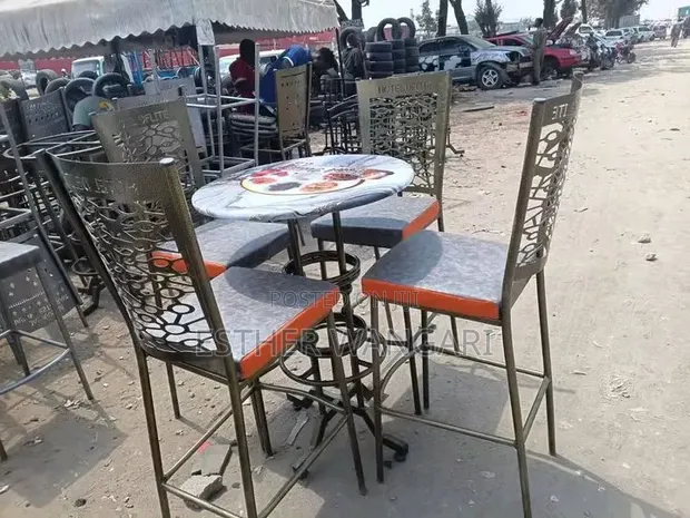 Four-Seater Dining Set with Table - 1