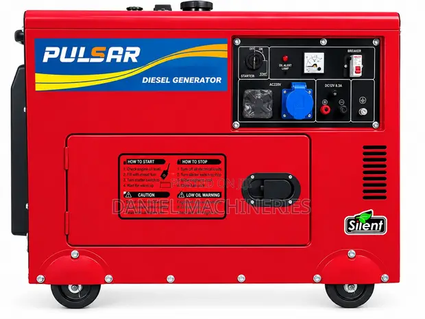 Pulsar 10kVA Silent Diesel Generator with ATS - 1