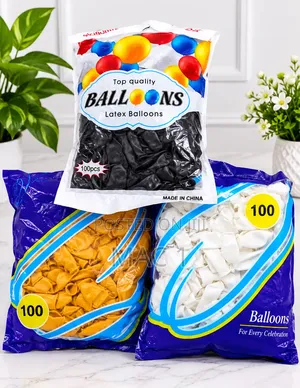 Bailuni za Latex 100pcs - Mapambo ya Sherehe na Matukio