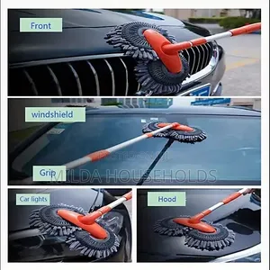 Mop Mbili Refu za Kuosha Gari (115cm)