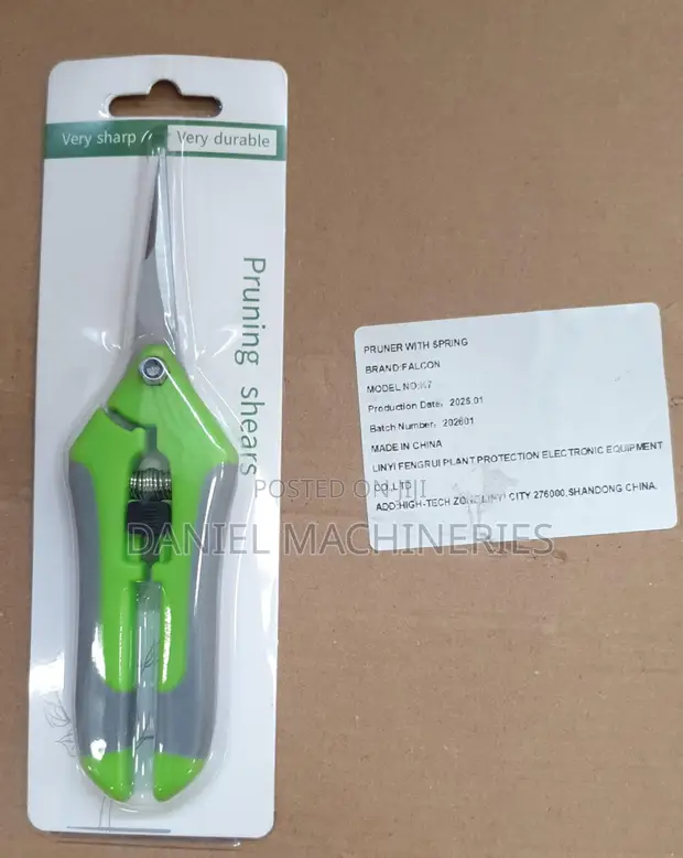 K7 Pruner Shear with Short Nose and Spring - 1