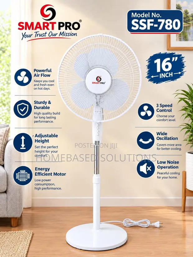 Smartpro 16-Inch Standing Fan - 1
