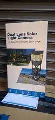 Smart Solar HD Dual Lens CCTV Camera with Light - 2