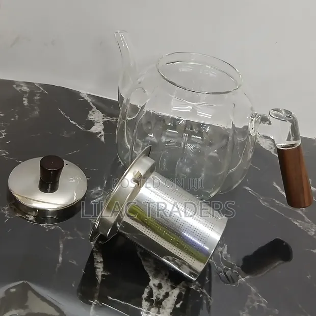1.2L Kopo la Chai la Kioo na Chuvi Iliyojengewa Ndani - 1