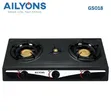 Ailyons 2 Burner Black Stainless Steel Cooker - 2