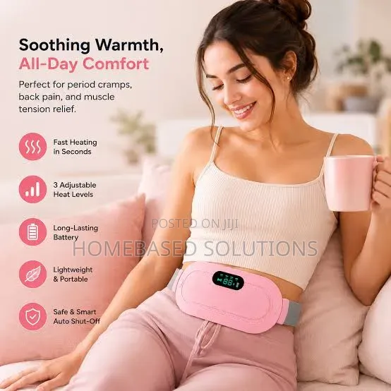 Pink Rechargeable Menstrual Massaging Pad - 1