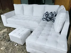 Sofa ya L-Shape ya Viti 6 - Rangi Mbalimbali Zinapatikana