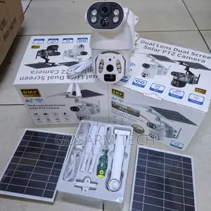 Ubox 4G 6MP Dual Lens Solar PTZ CCTV Camera