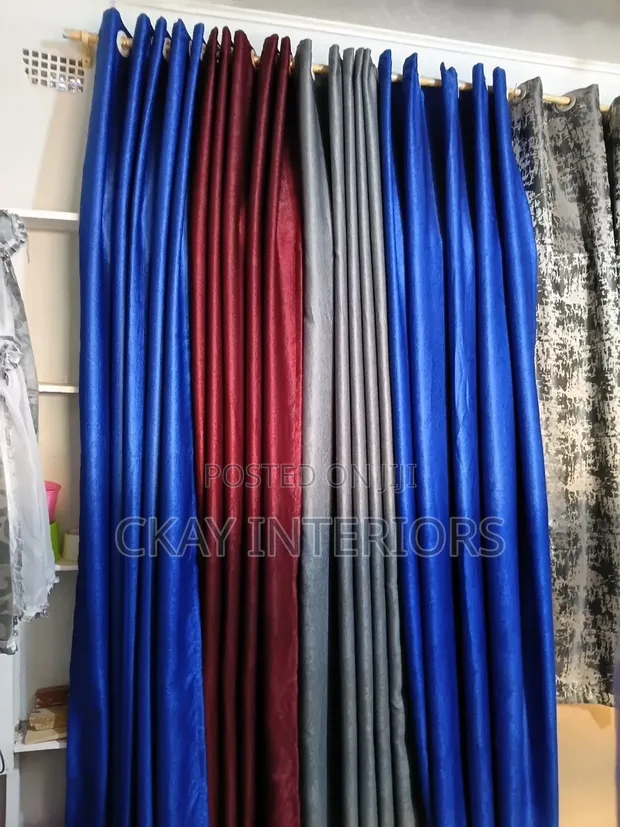 Elegantsoft Plain Curtains - Brand New - 1