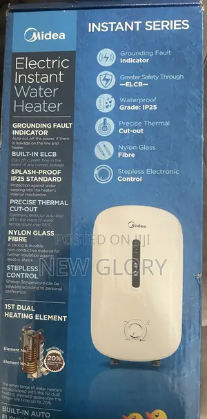 Midea Electric Instant Water Heater na Shower