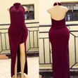 Quality Thrift Dresses - Peach & Maroon - 1