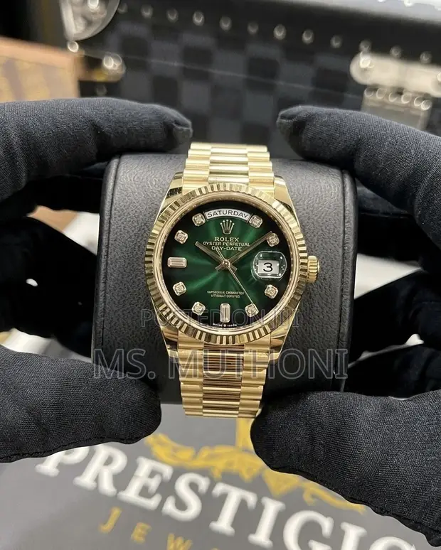 Rolex Day-Date 36 Green Ombré Dial (7AA Premium) - 1