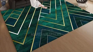 Modern Living Room 3D Carpet (6x9 ft)